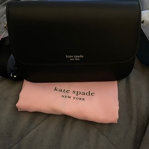 Kate Spade Buddy Flap Shoulder Bag – Black. NWT